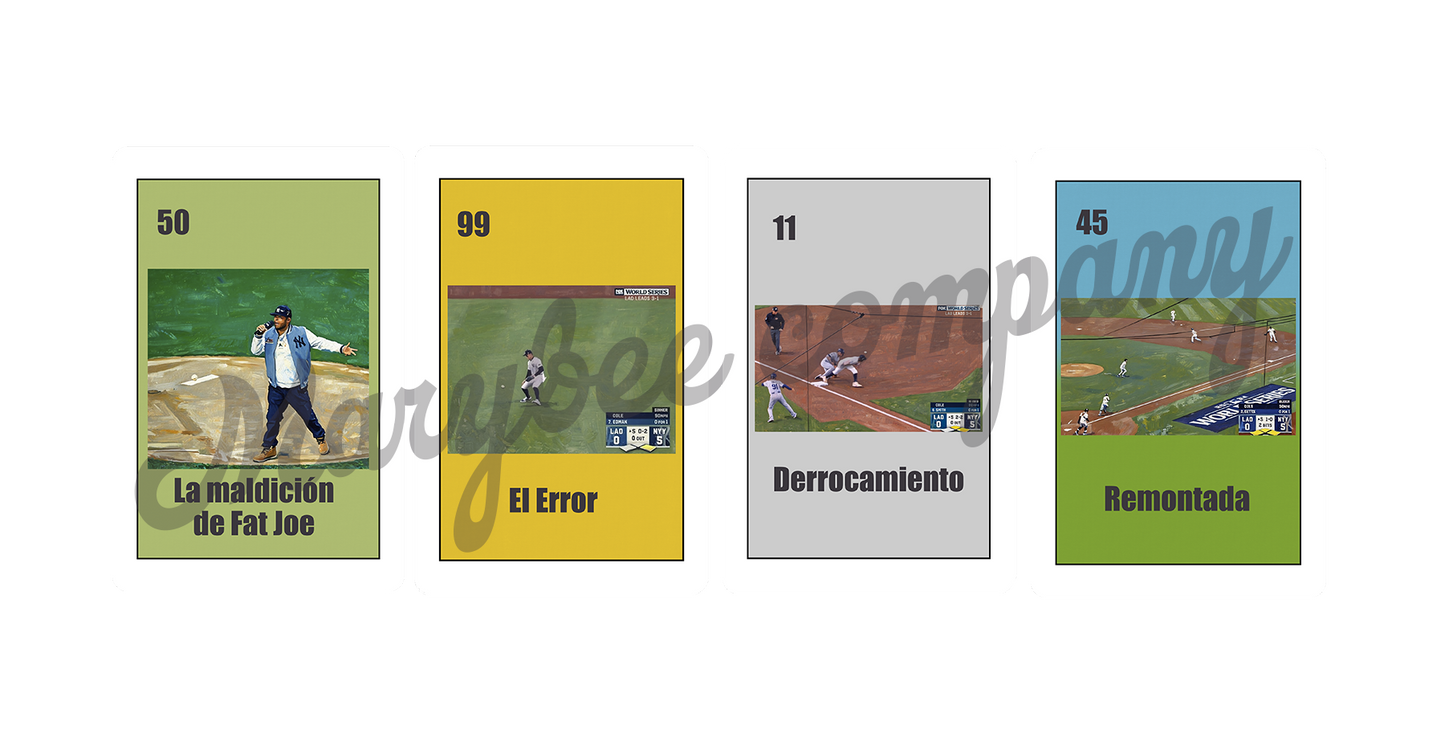 2024 World Series Chaos – Lotería T-Shirt ft. Yankees Errors & Fat Joe