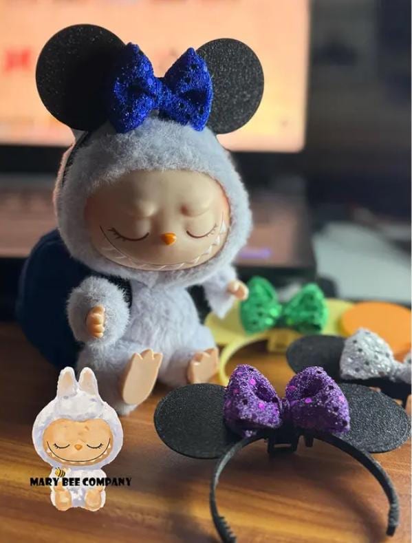 🐭✨ Labubu Disney-Inspired Mouse Ear Collection – Magical Mini Headbands!