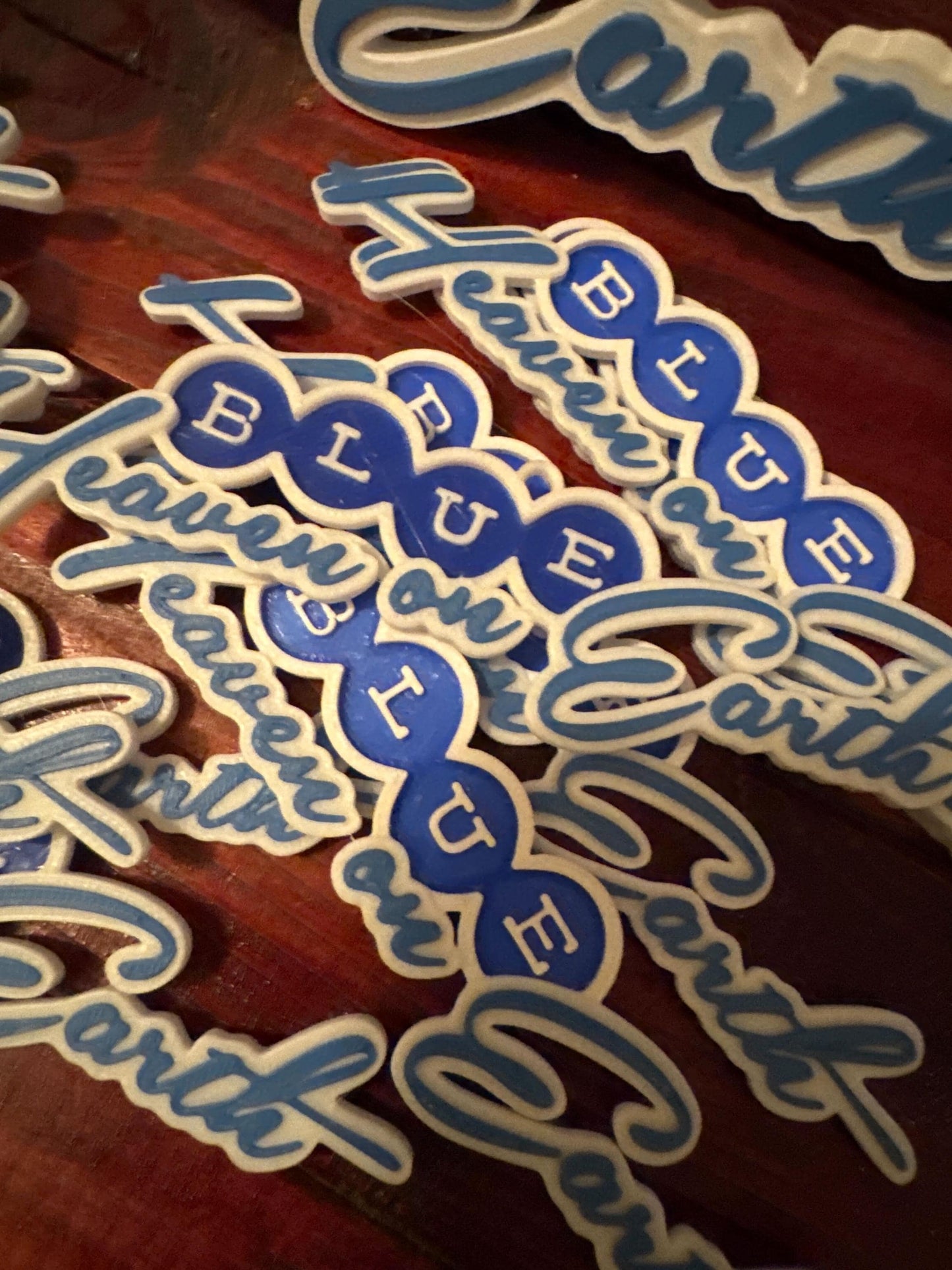 3D Printed Blue Heaven - Los Angeles Dodgers themed Ornaments - Perfect Gift for Fans!
