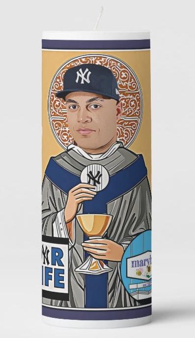 Yankee Player Prayer Candles