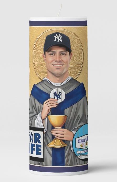Yankee Player Prayer Candles