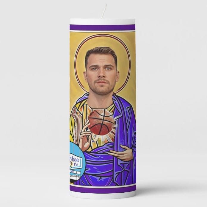 Lakers Legend Player Prayer Candles – Shaq, LeBron, Magic and More