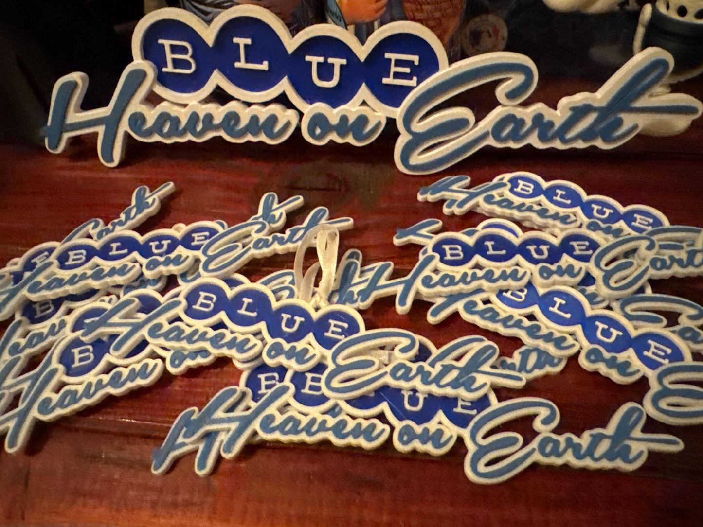 3D Printed Blue Heaven - Los Angeles Dodgers themed Ornaments - Perfect Gift for Fans!