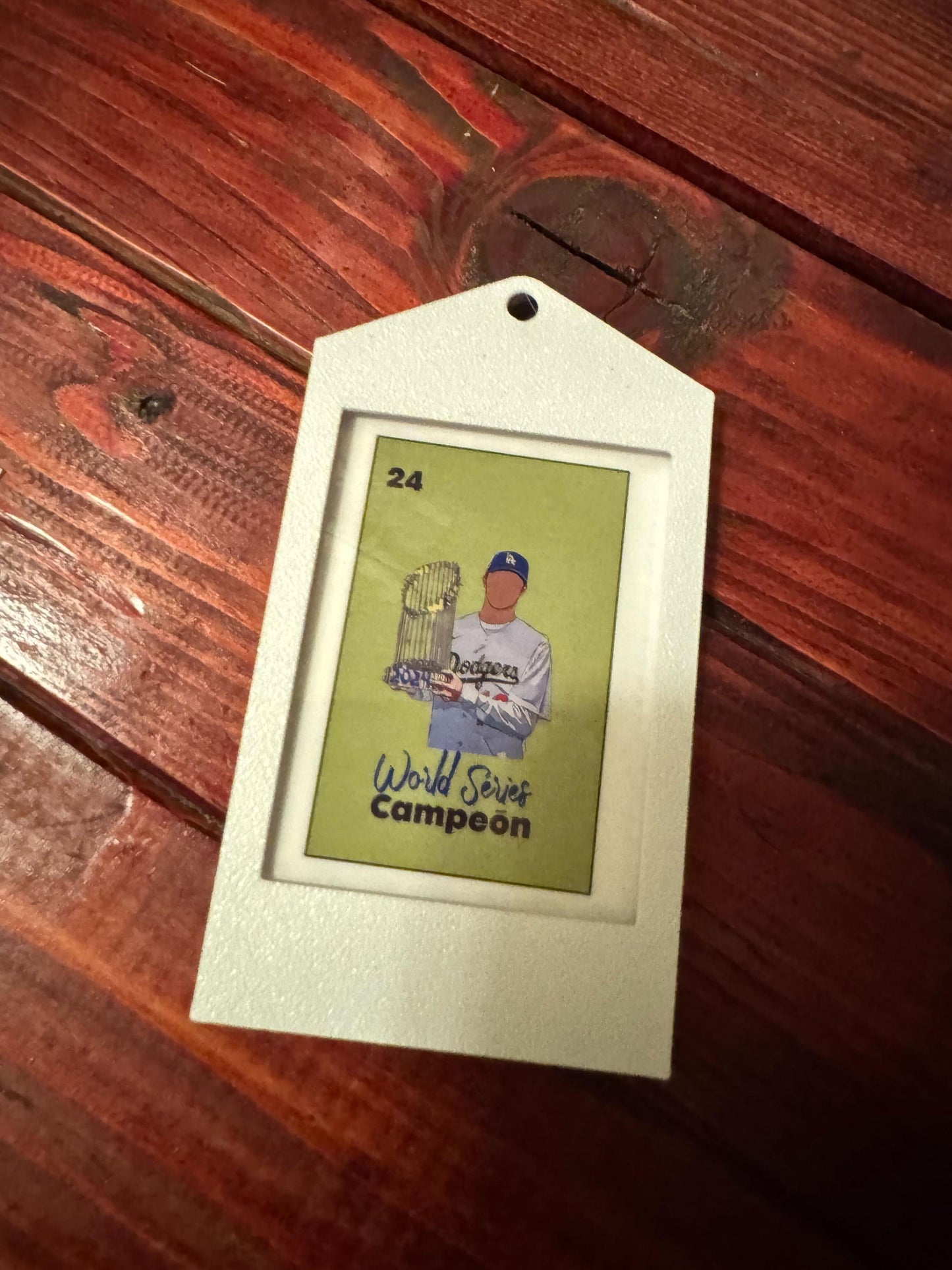 Set 3 - Los Angeles Dodgers Themed Lotería Ornaments/Gift Tag - Perfect Gift for Fans!