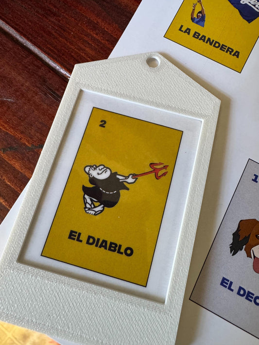 Set 1 - Los Angeles Dodgers Themed Lotería Ornaments/Gift Tag - Perfect Gift for Fans!
