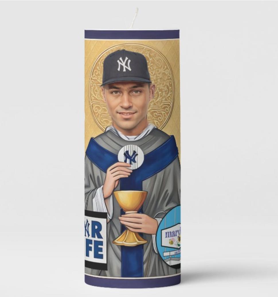 Yankee Player Prayer Candles