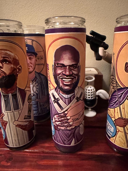 Lakers Legend Player Prayer Candles – Shaq, LeBron, Magic and More