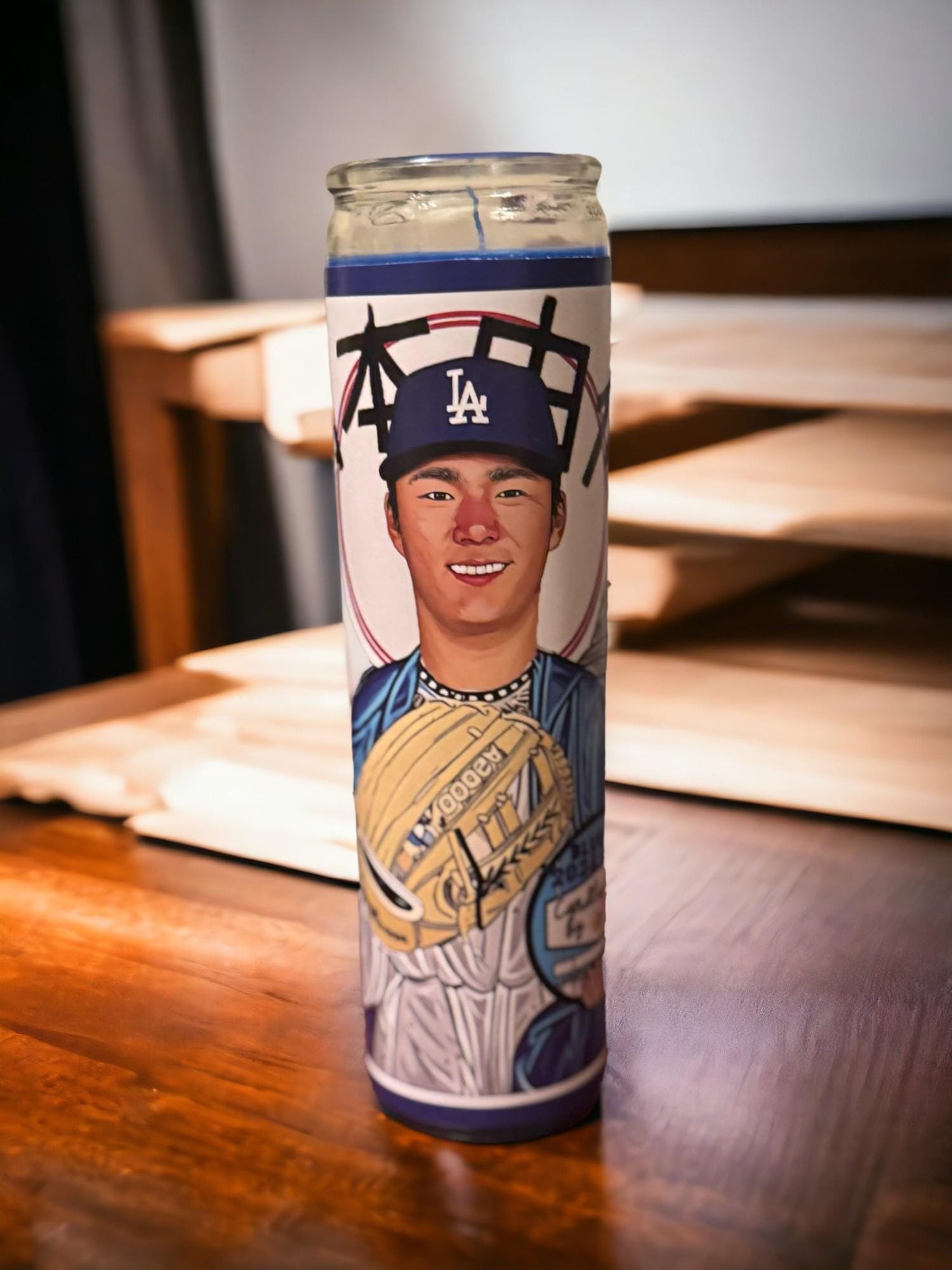 Los Angeles Dodgers Rally Prayer Candles: Pitcher & Catchers Duo