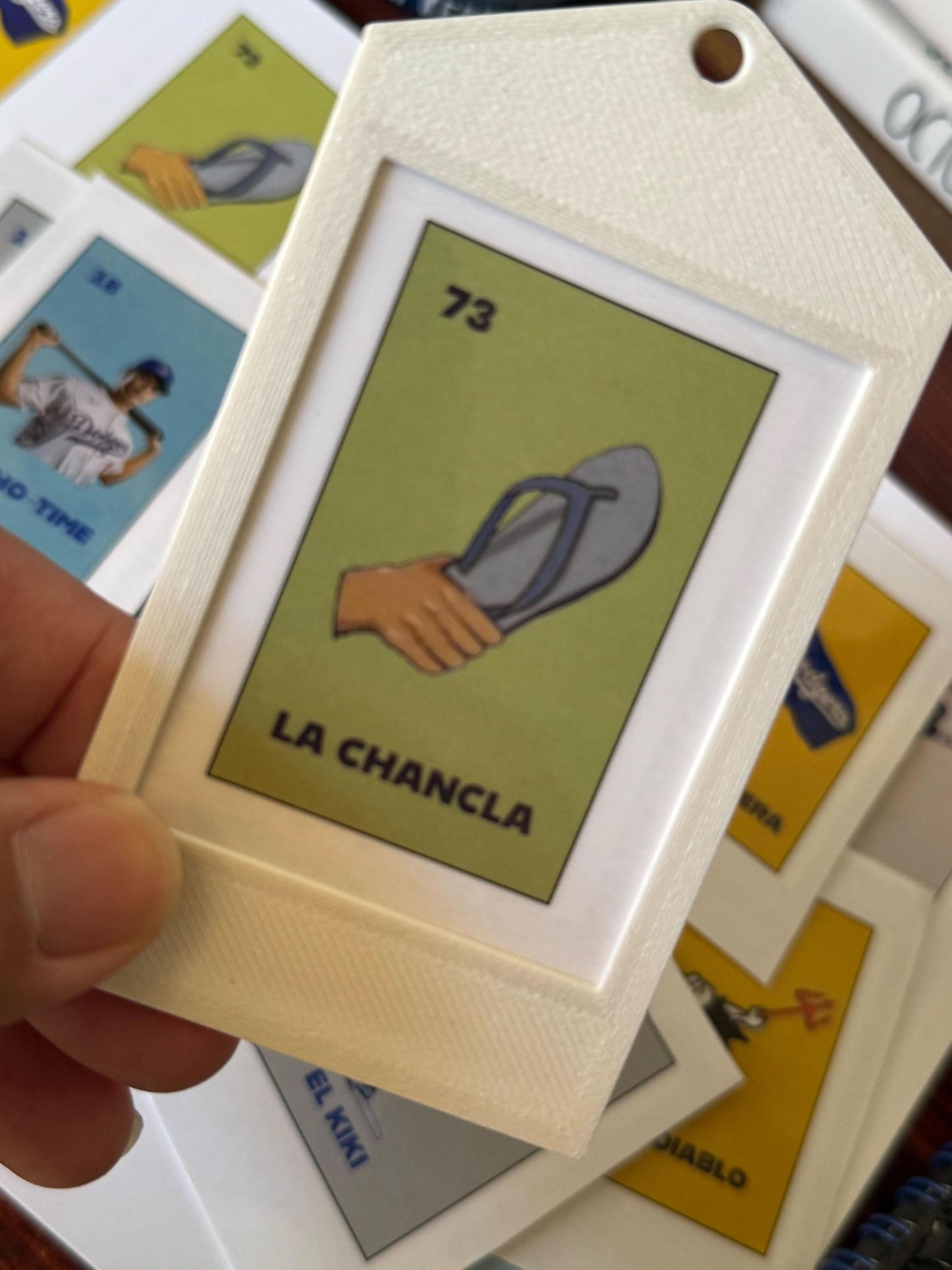 Set 1 - Los Angeles Dodgers Themed Lotería Ornaments/Gift Tag - Perfect Gift for Fans!