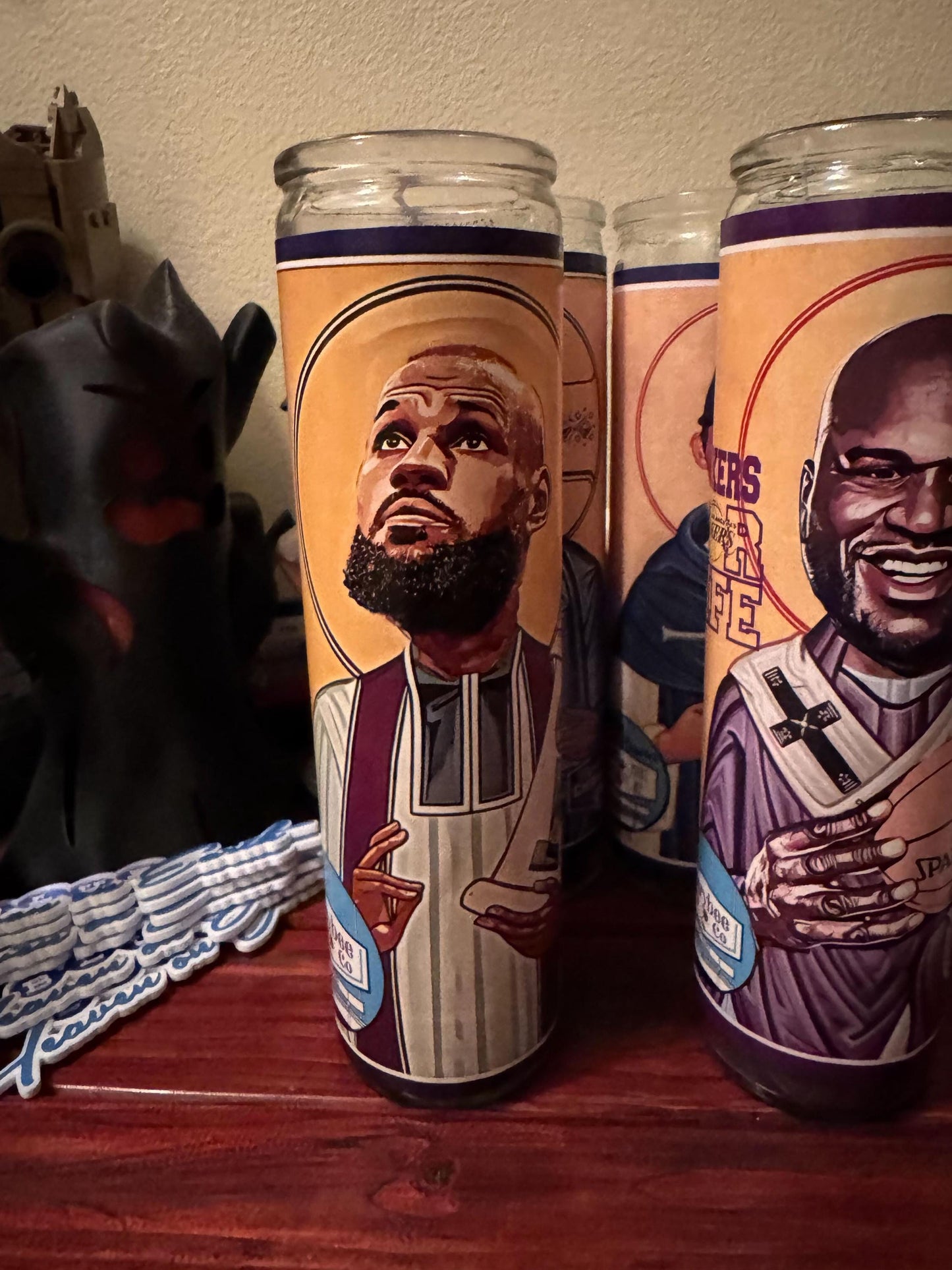 Lakers Legend Player Prayer Candles – Shaq, LeBron, Magic and More