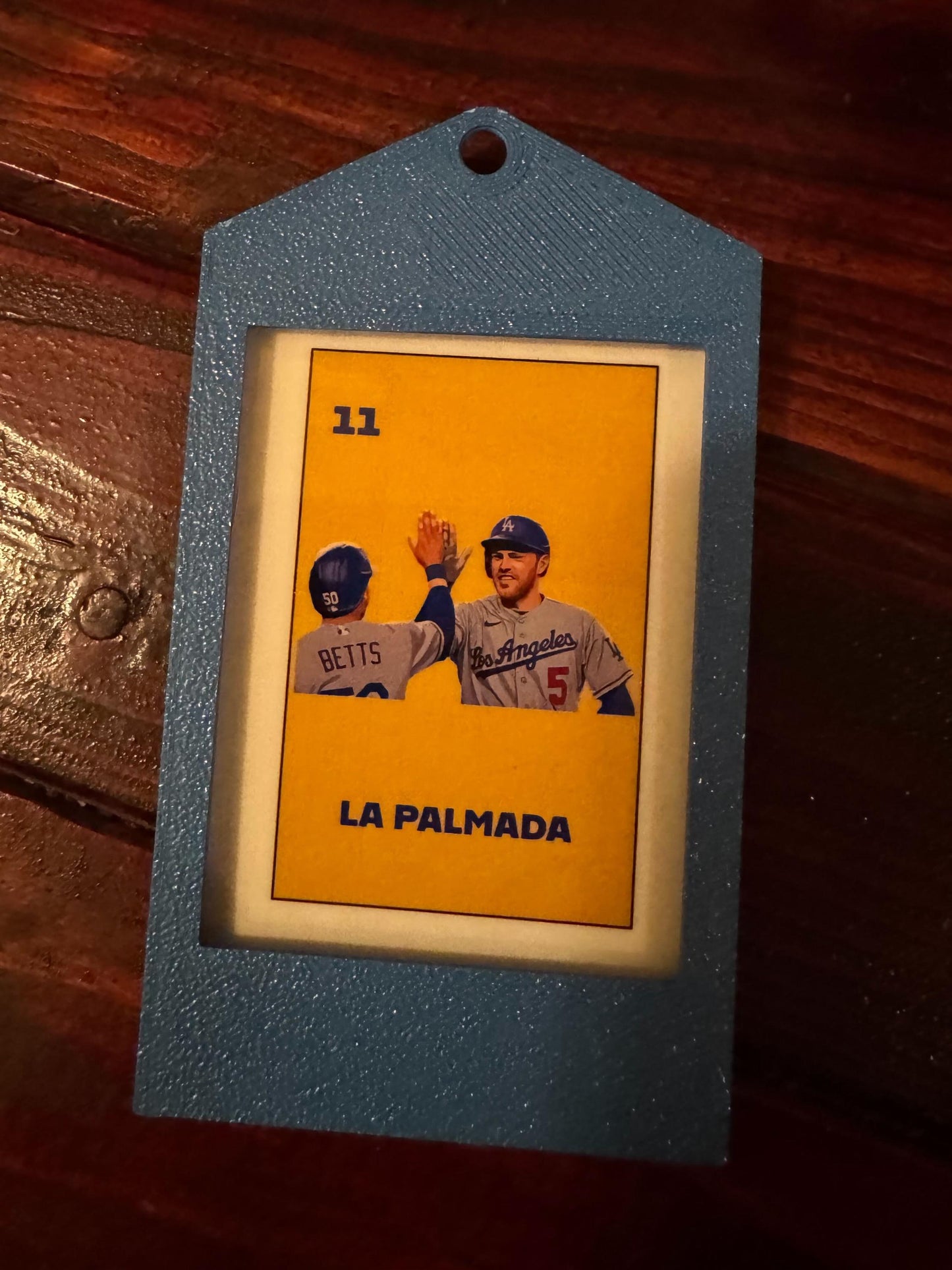 Set 3 - Los Angeles Dodgers Themed Lotería Ornaments/Gift Tag - Perfect Gift for Fans!