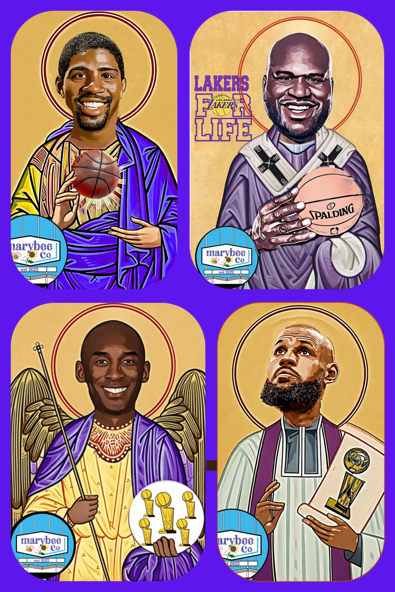 Lakers Legend Player Prayer Candles – Shaq, LeBron, Magic and More