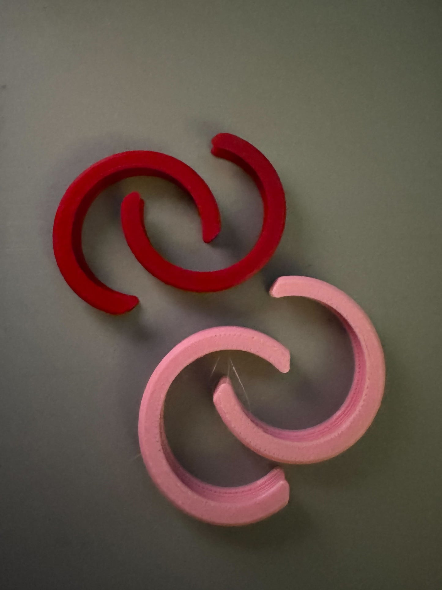 Labubu Keyring Guards – Set of 2| 3D Printed 33mm Keychain Protectors| Pop Mart  Labubu Accessories| multiple colors available