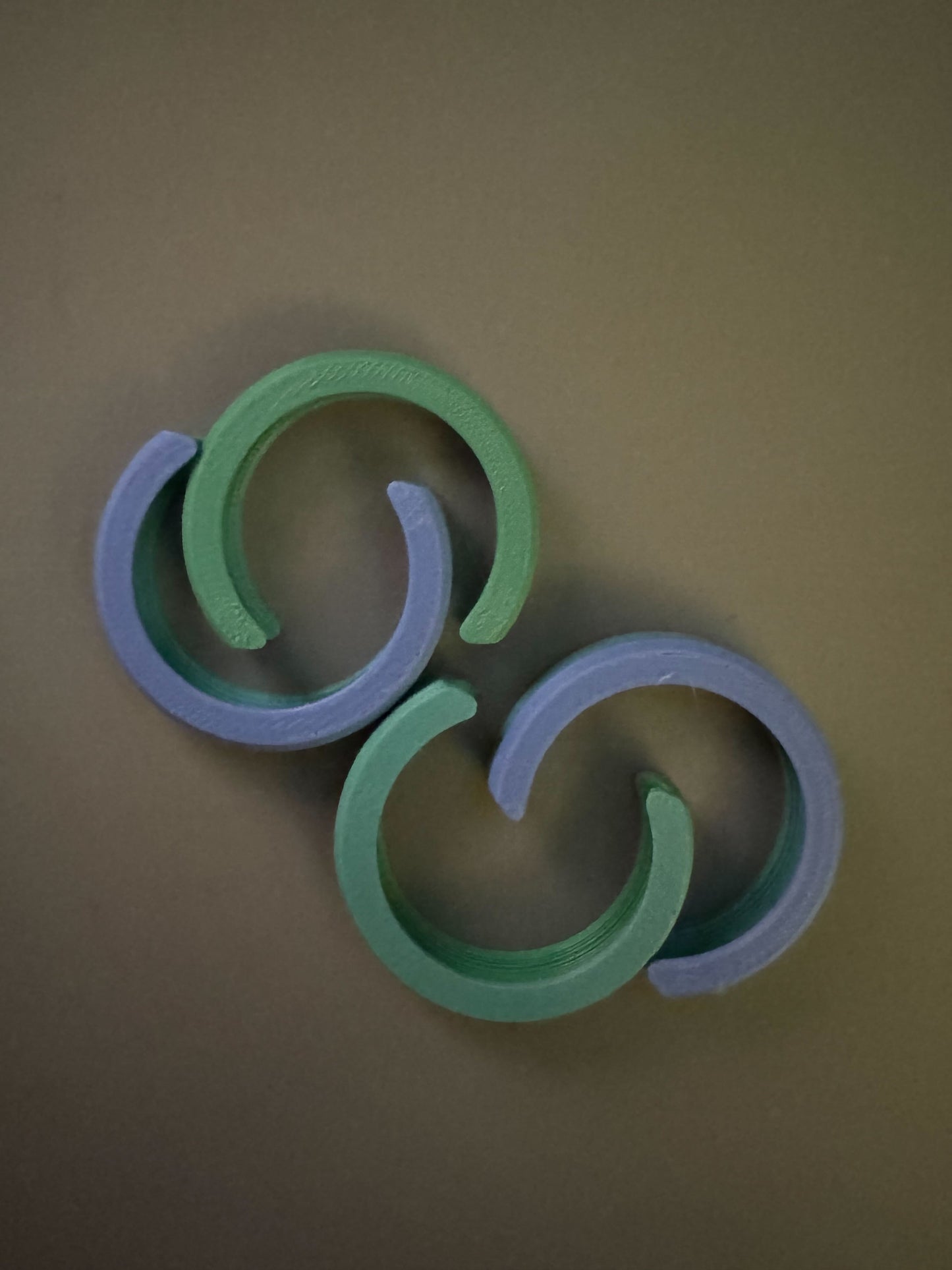 Labubu Keyring Guards – Set of 2| 3D Printed 33mm Keychain Protectors| Pop Mart  Labubu Accessories| multiple colors available