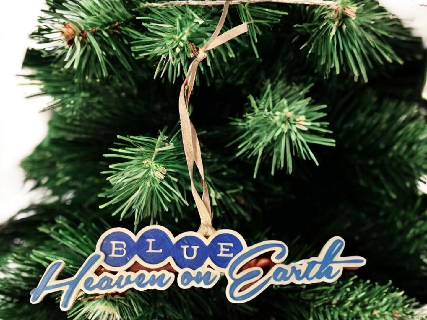3D Printed Blue Heaven - Los Angeles Dodgers themed Ornaments - Perfect Gift for Fans!