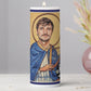 Saint Pedro Pascal Prayer Candle – Two Iconic Designs for Fans of The Mandalorian, The Last of Us, and More!