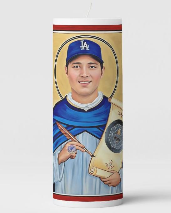 Dodgers Fan Must-Have: 2025 Championship Rally Candle - Limited Edition