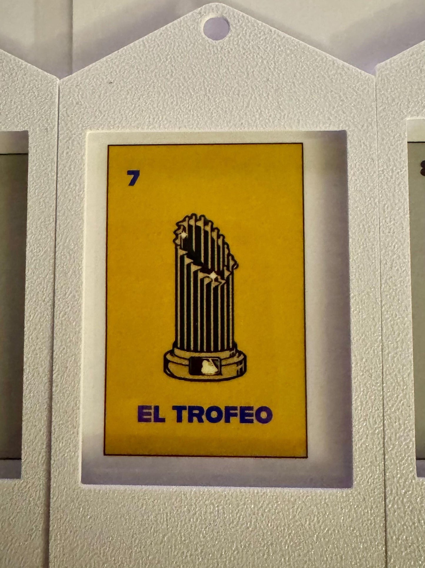 Set 3 - Los Angeles Dodgers Themed Lotería Ornaments/Gift Tag - Perfect Gift for Fans!
