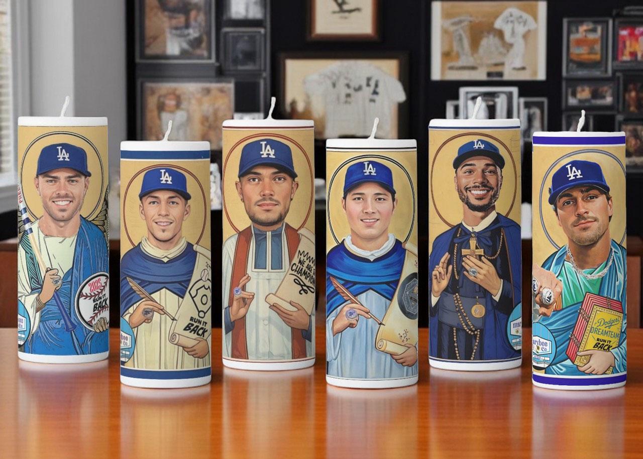 Dodgers Fan Must-Have: 2025 Championship Rally Candle - Limited Edition