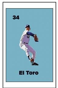 Set 3 - Los Angeles Dodgers Themed Lotería Ornaments/Gift Tag - Perfect Gift for Fans!