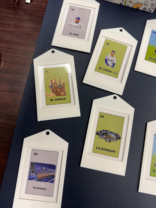 Set 2 - Dodgers Lotería Gift Tags - Unique Decor for Fans of the Blue Crew!
