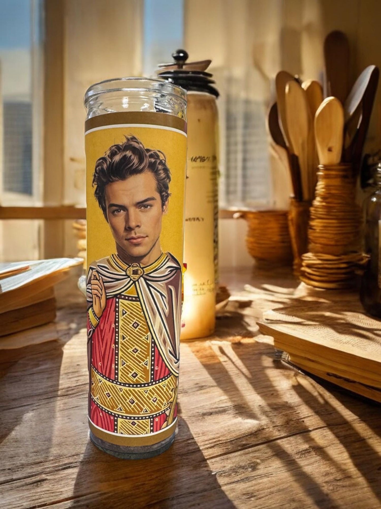 Golden - Prayer Candle | Gift for HS Fans