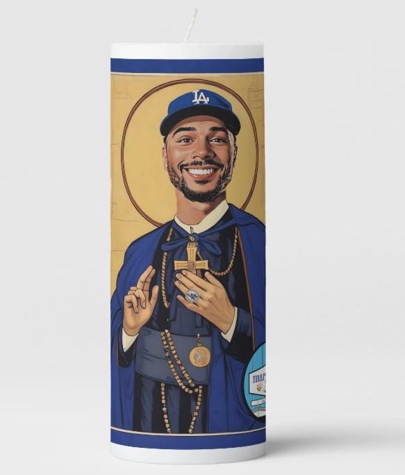 Dodgers Fan Must-Have: 2025 Championship Rally Candle - Limited Edition