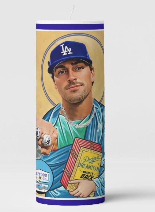 Dodgers Fan Must-Have: 2025 Championship Rally Candle - Limited Edition