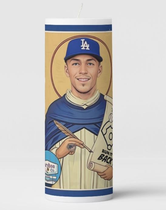 Dodgers Fan Must-Have: 2025 Championship Rally Candle - Limited Edition