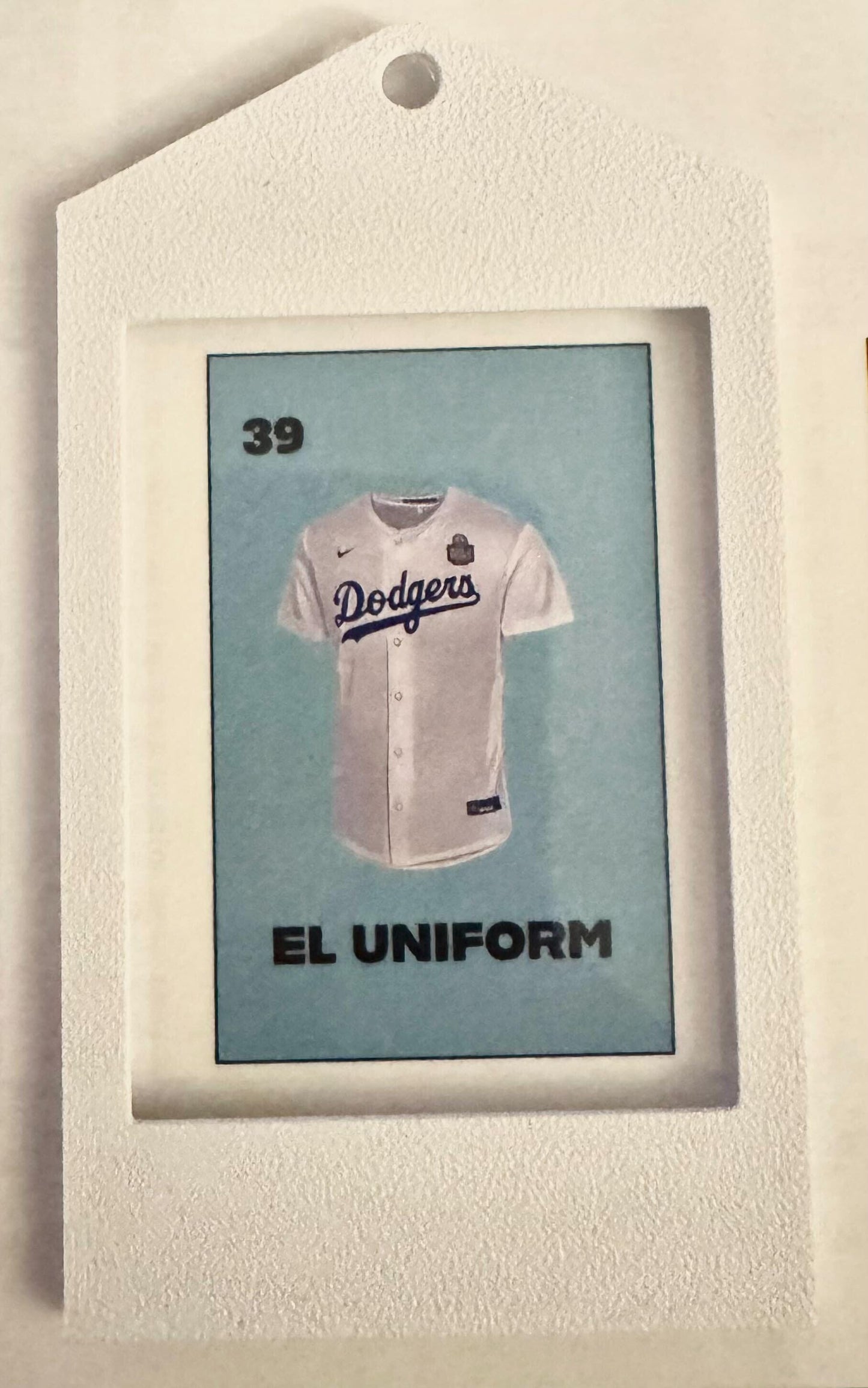 Set 3 - Los Angeles Dodgers Themed Lotería Ornaments/Gift Tag - Perfect Gift for Fans!
