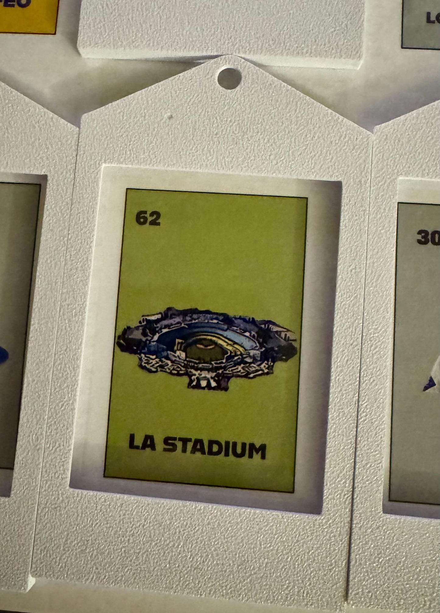 Set 3 - Los Angeles Dodgers Themed Lotería Ornaments/Gift Tag - Perfect Gift for Fans!