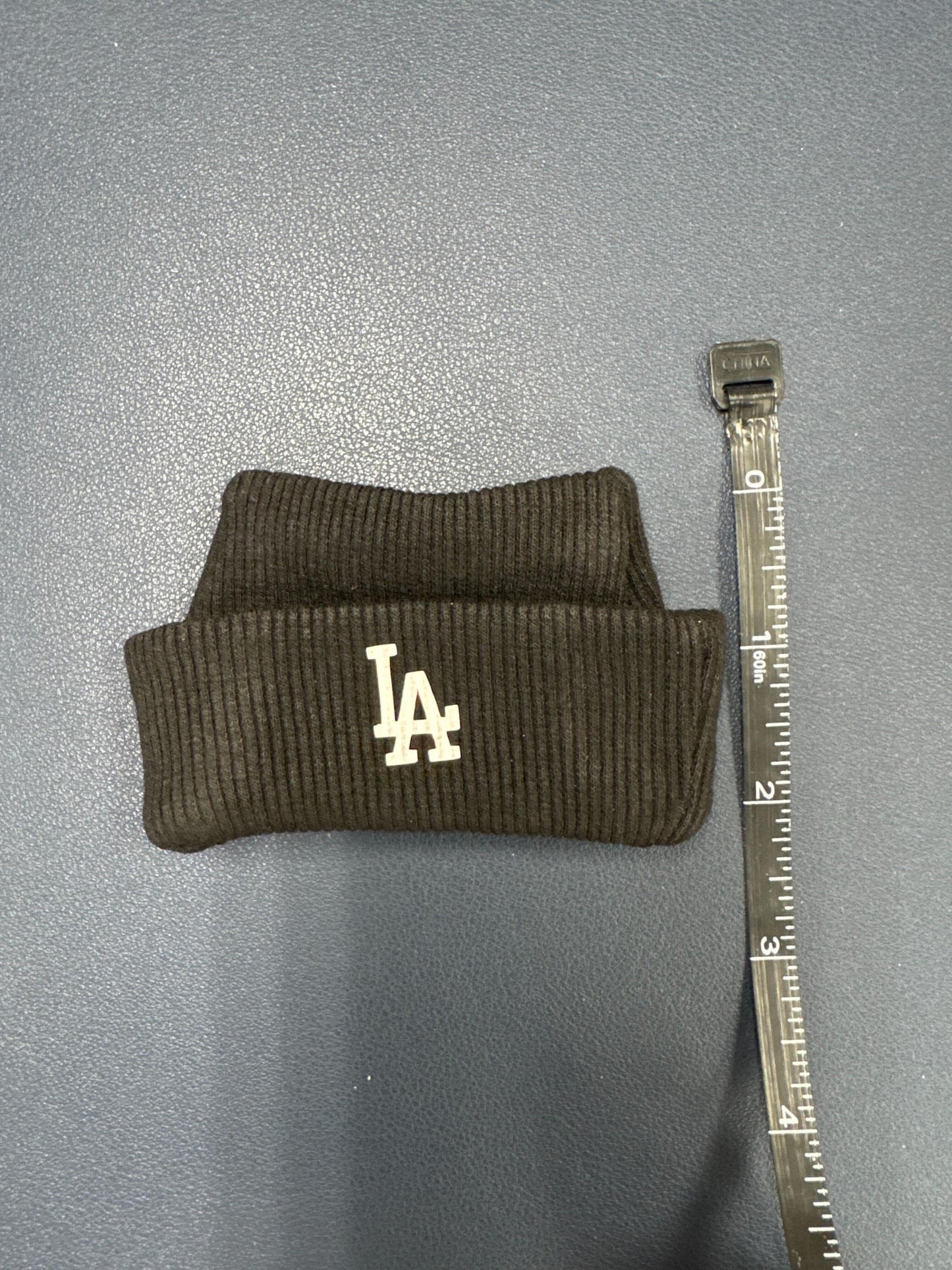 Dodgers-themed miniature beanie for Labubu figures, great for fan collections