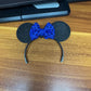 Miniature headband for Labubu with mouse ears and bow, PopMart display accessory