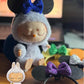 PopMart Labubu doll accessory with bow-topped mouse ears headband and adjustable tab