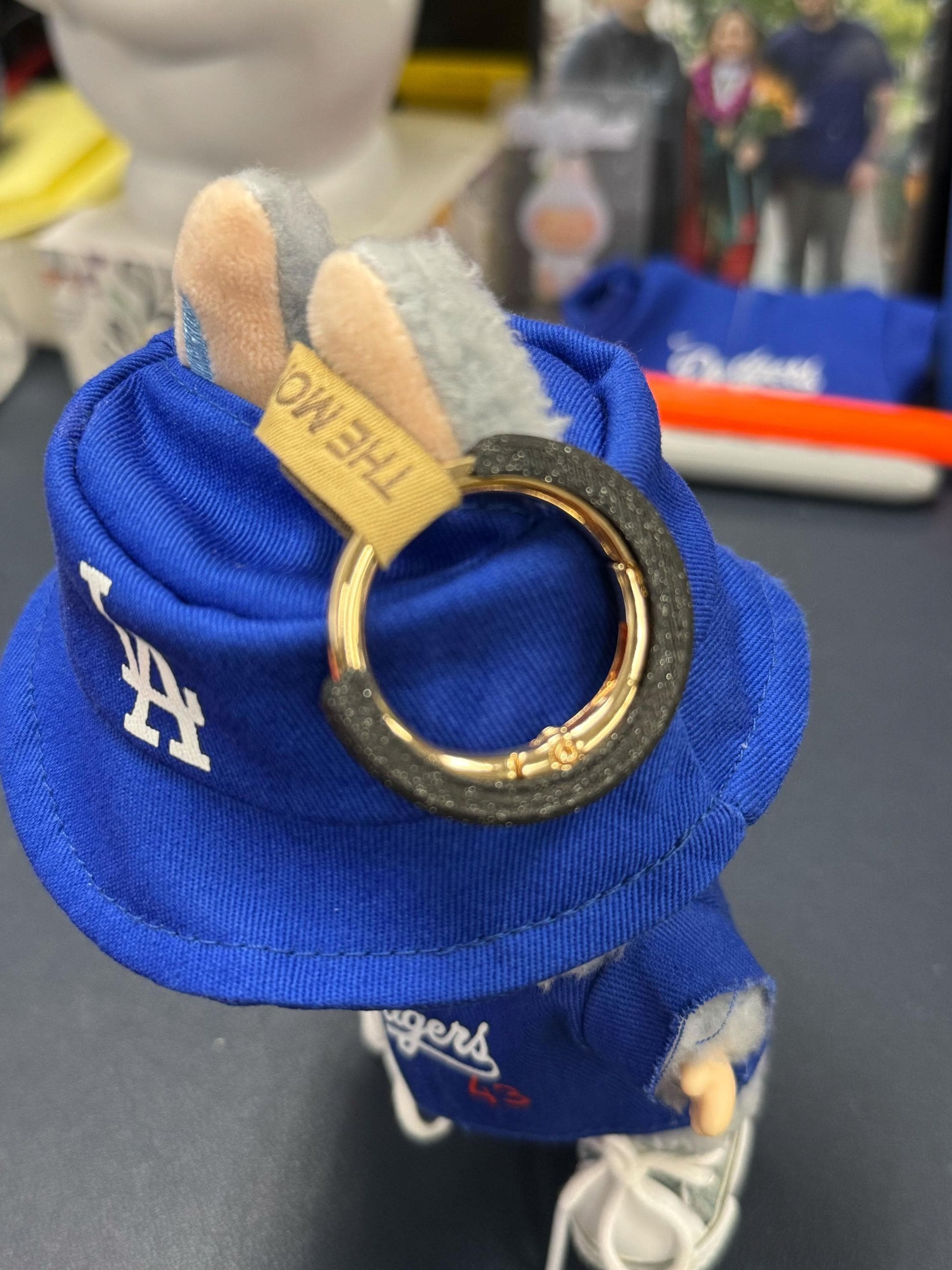 Labubu keychain accessory guards in multiple colors, 3D printed for Pop Mart figures