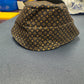 High-fashion outfit accessories for Labubu including designer-inspired bag, dress, hat, and footwear
